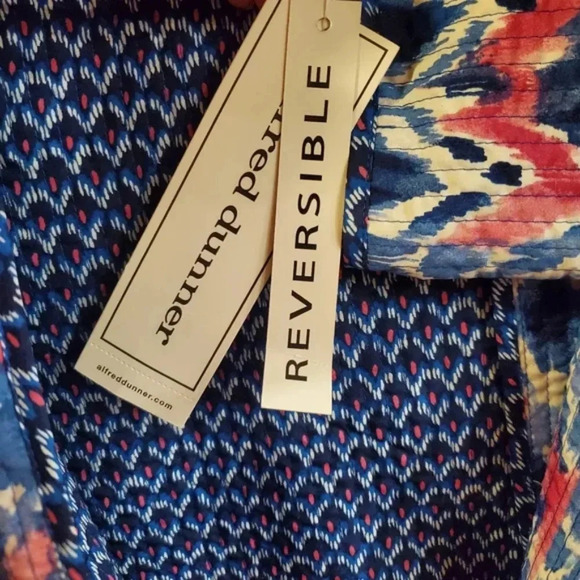 ALFRED DUNNER | Reversible Open Jacket/Shawl sz 16 NWT - Picture 7 of 7